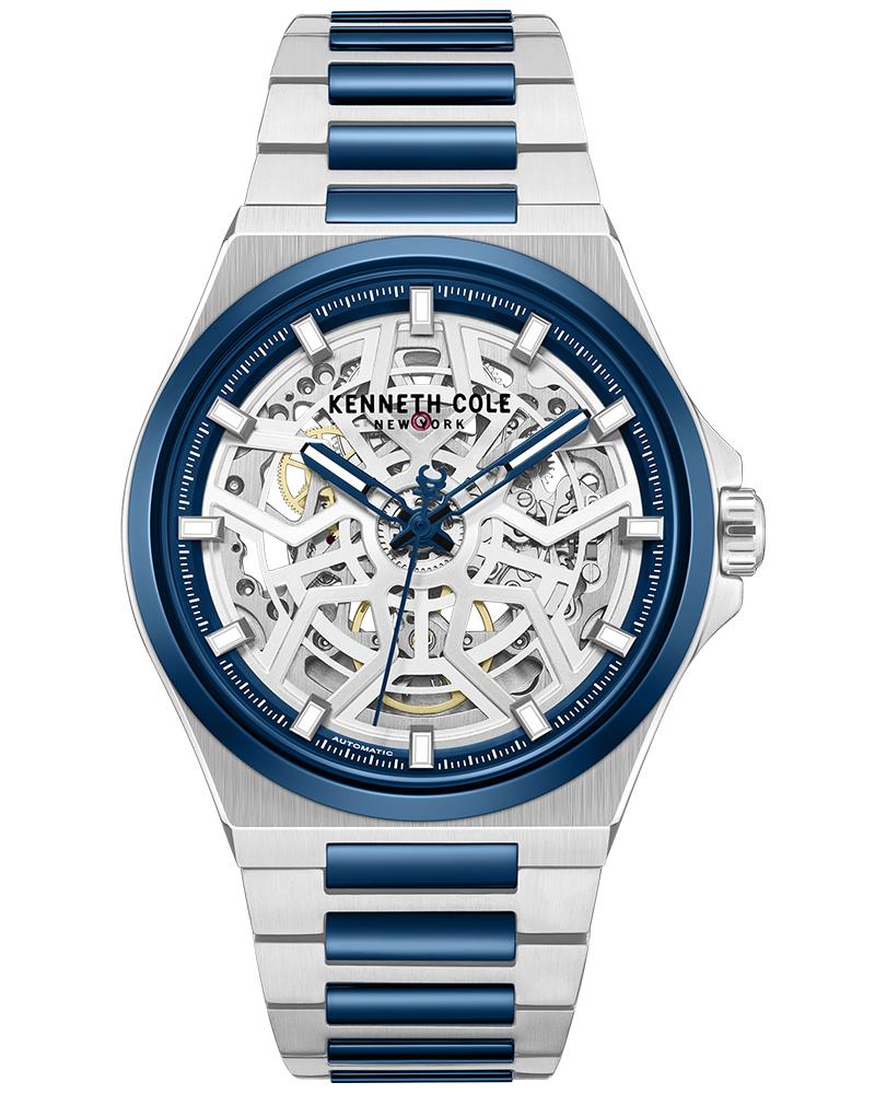 Kenneth Cole Automatic Silver Dial Two Toned Stainless Steel Strap Men's Watch