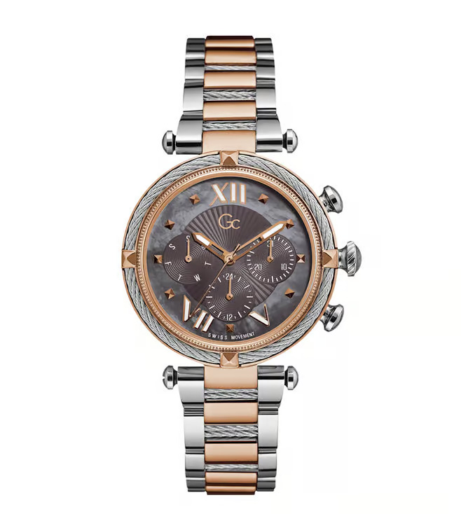 GC CableChic Grey Round Dial Analog Women Watch Y16015L5MF