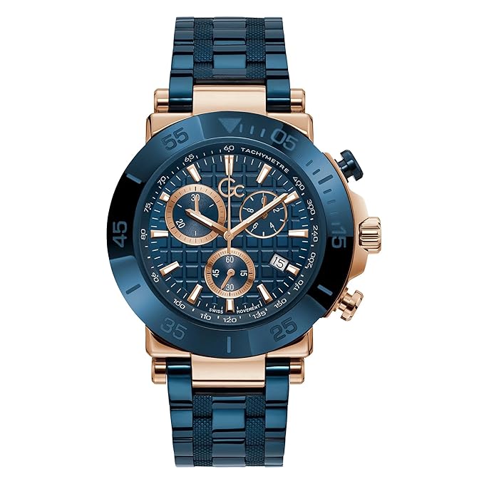 Gc One Chrono Metal, Analog Watch for Gents
