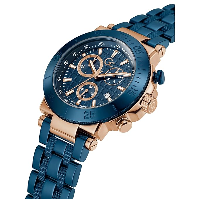 Gc One Chrono Metal, Analog Watch for Gents