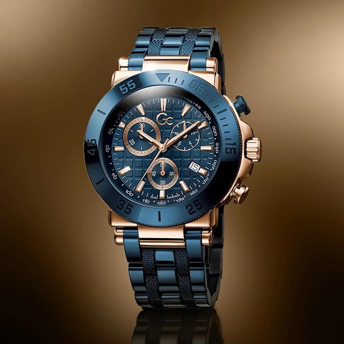 Gc One Chrono Metal, Analog Watch for Gents