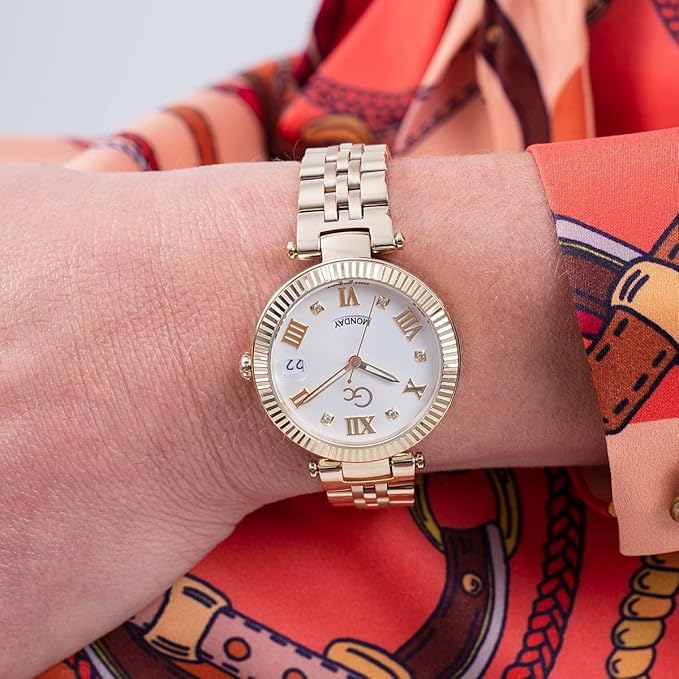 GC White Dial Analog Women Watch