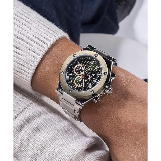 GC Round 44mm Green Dial Analog Men Watch