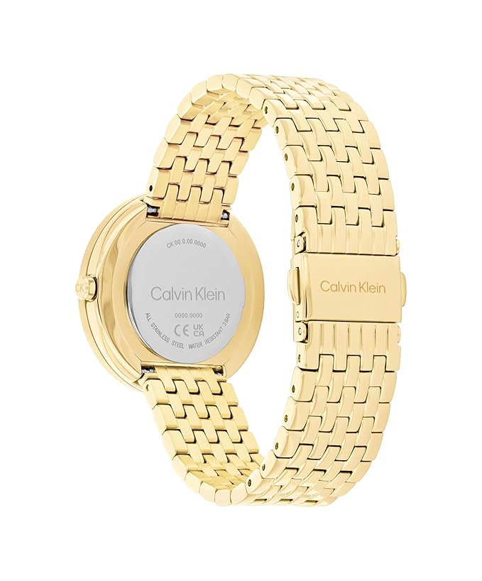 Twisted Bezel Women Quartz Green Dial Analog Stainless Steel Watch