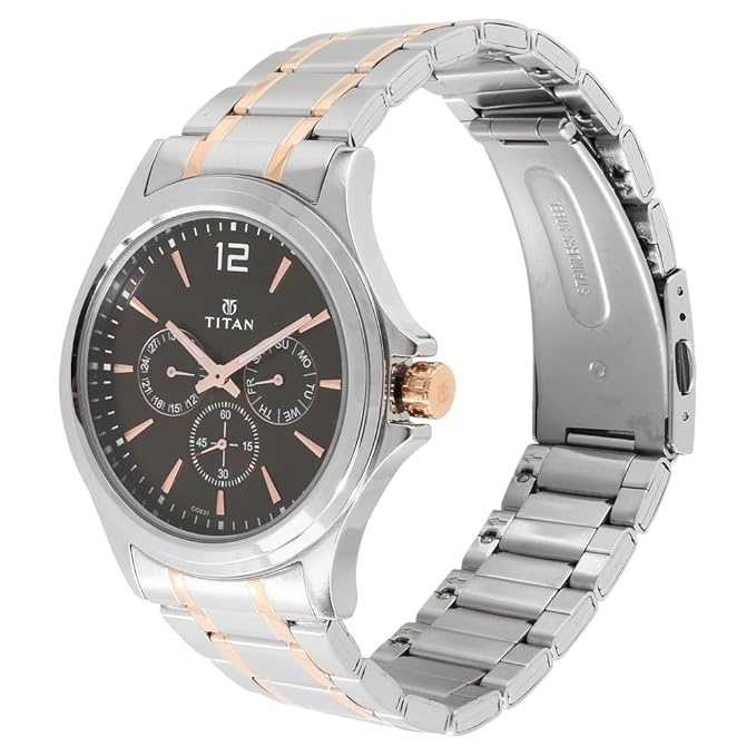 Titan Neo Analog Black Dial Men's Watch