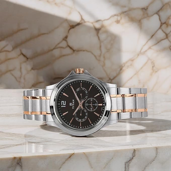 Titan Neo Analog Black Dial Men's Watch
