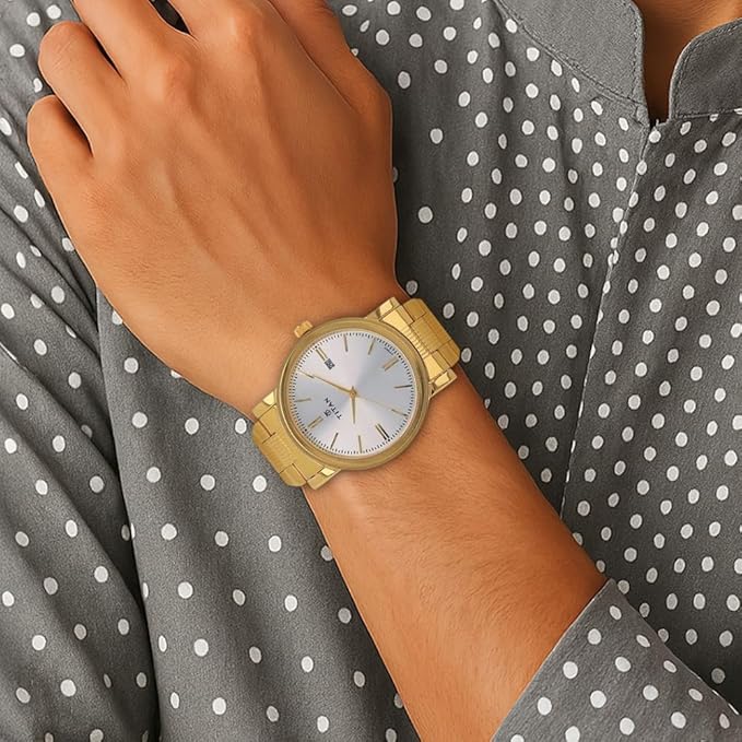 Titan Analog OffWhite Dial Men's Watch