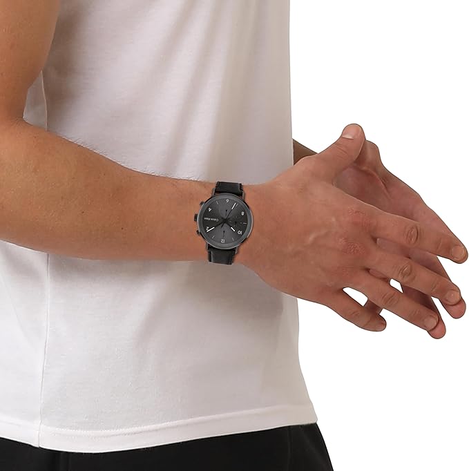 Men Modern Leather Analogue Watch Multifunction