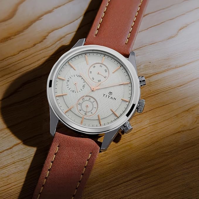 Titan Neo Iv Analog Silver Dial Men's Watch
