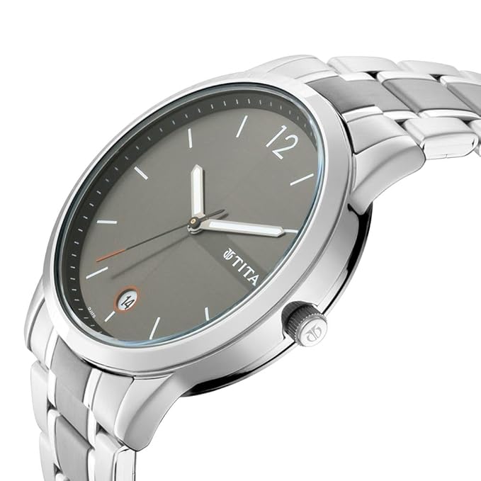 Titan Neo Analog Grey Dial Men's Watch