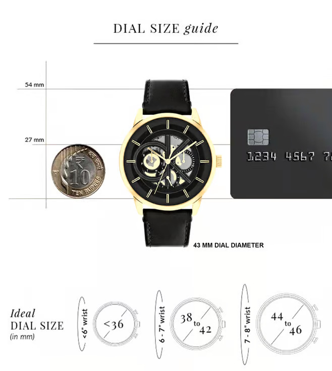 Calvin Klein Multi Dial Quartz Watch for Men with Black Leather Strap