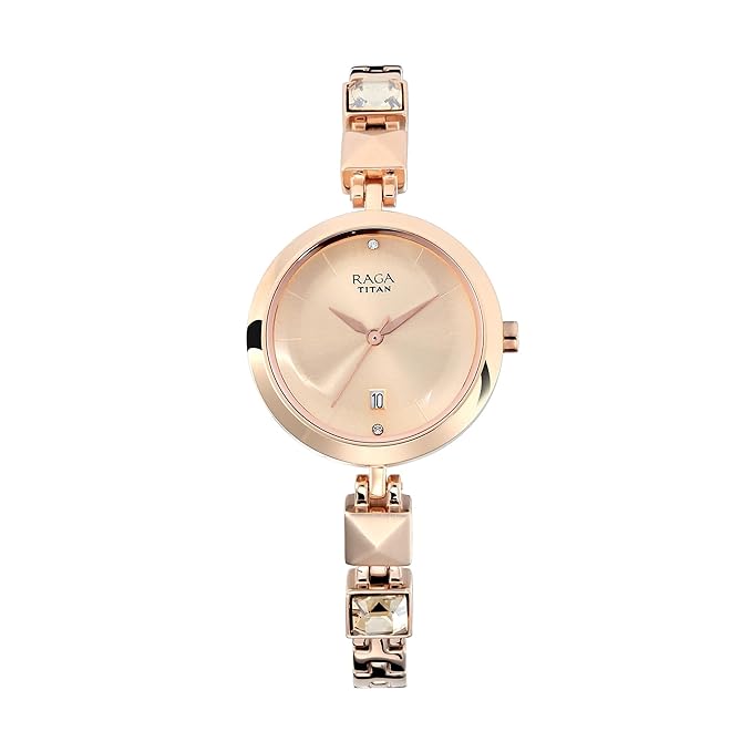 Titan Raga Viva Analog Rose Gold Dial Women's Watch
