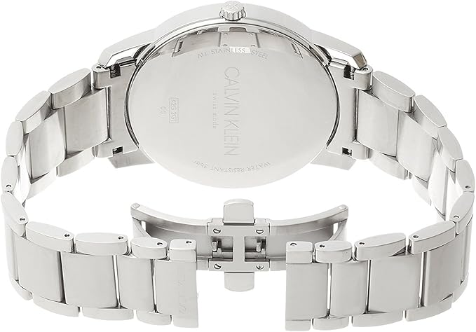 Calvin Klein K2G2G1Z3 City Swiss Made Black Dial Men's Steel Watch