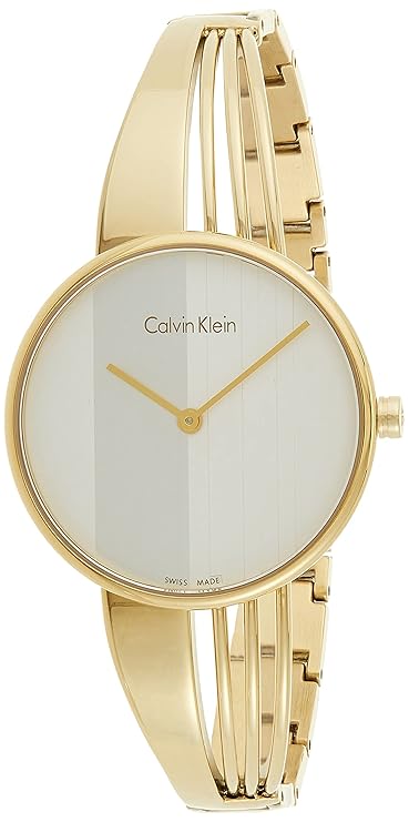 Calvin Klein Drift Silver Dial Bangle Women Watch