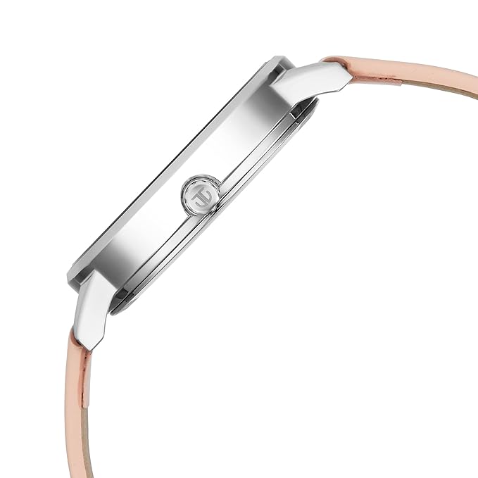 Titan Women's Precision Simplicity Watch: Silver Gradient Dial with Metal Strap