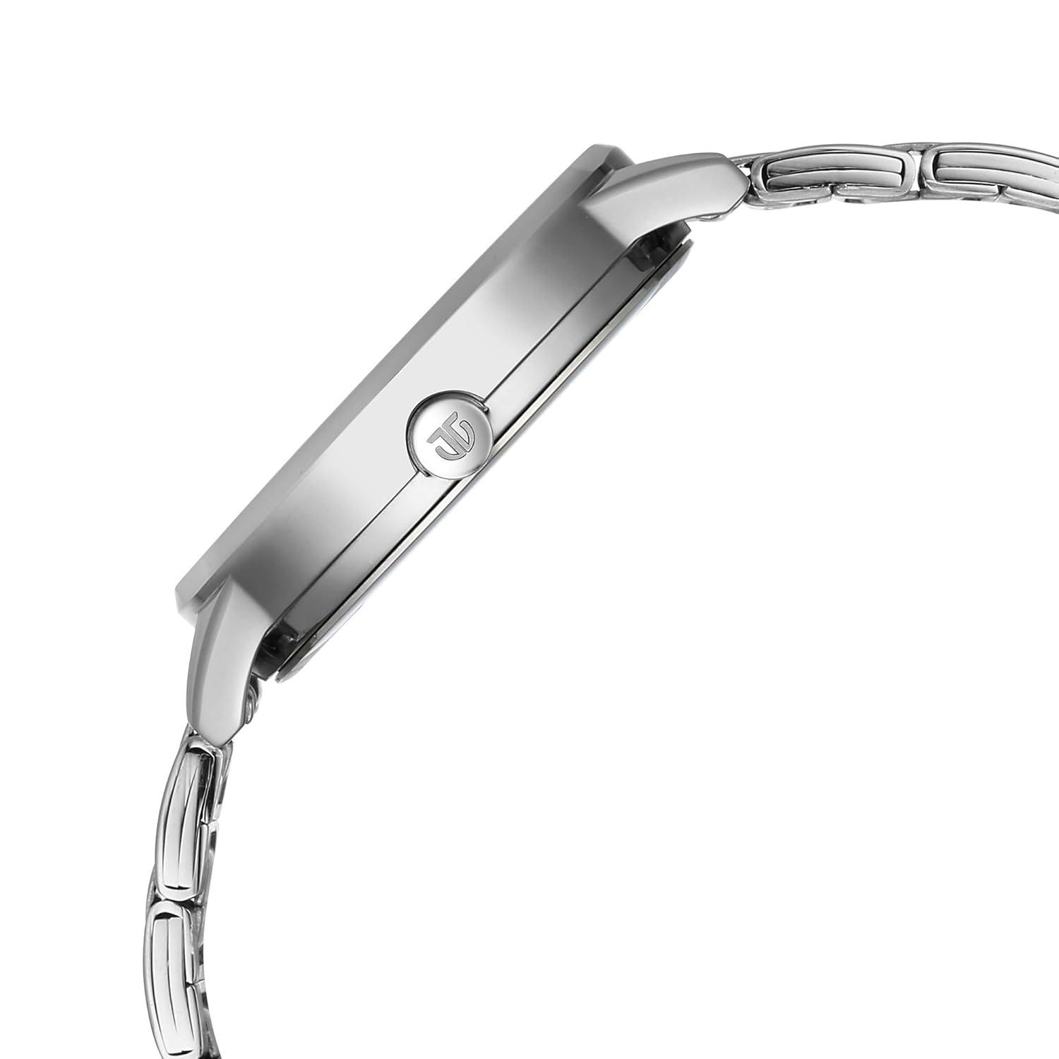Titan Razzle Dazzle Quartz Analog with Day and Date Pink Dial Silver Stainless Steel Strap Watch For Women