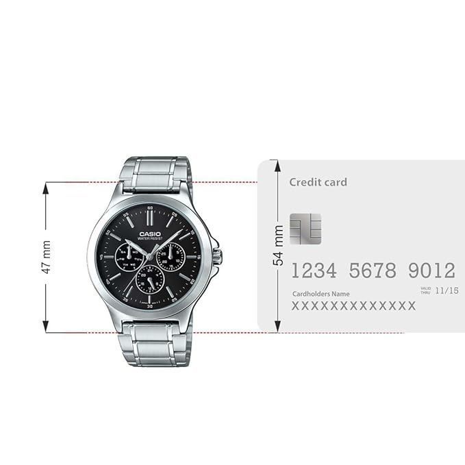 Casio Analog Black Dial Men's Watch-MTP-V300D-1AUDF