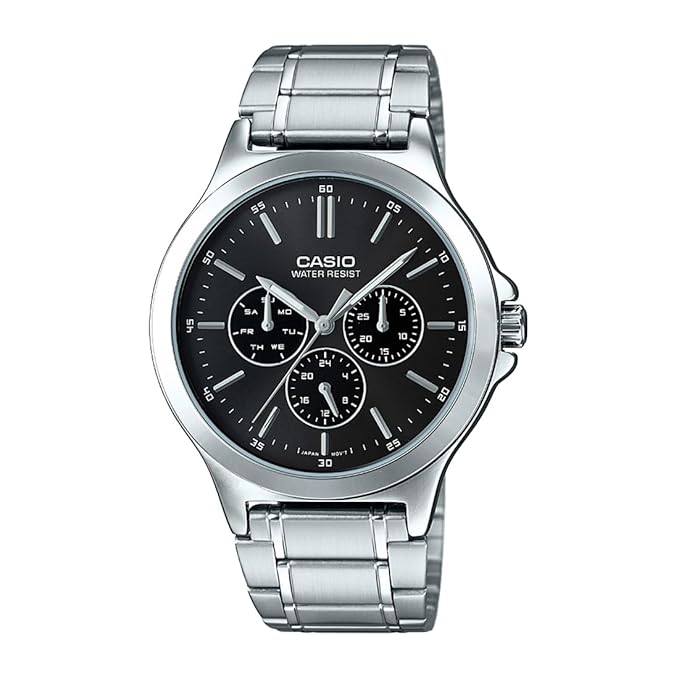 Casio Analog Black Dial Men's Watch-MTP-V300D-1AUDF