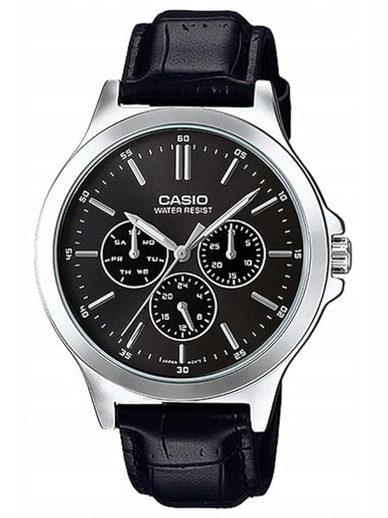 Casio Analog Black Dial Men's Watch