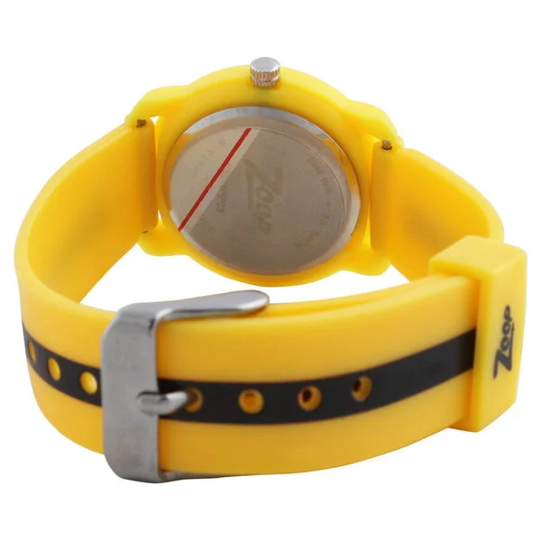 Zoop Analog Watch with Yellow Dial & Yellow Strap for Boys Girls Kids, from House of Titan