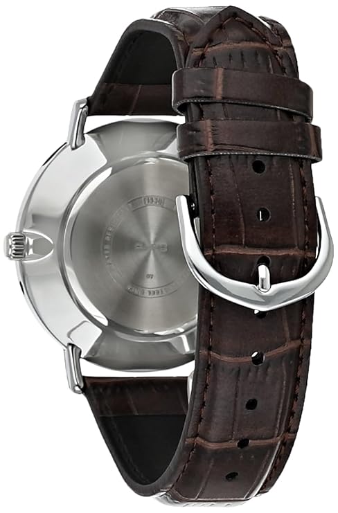 Casio MTP-VT01L-7B2 Men's Minimalistic Silver Dial Brown Leather Band Analog Watch