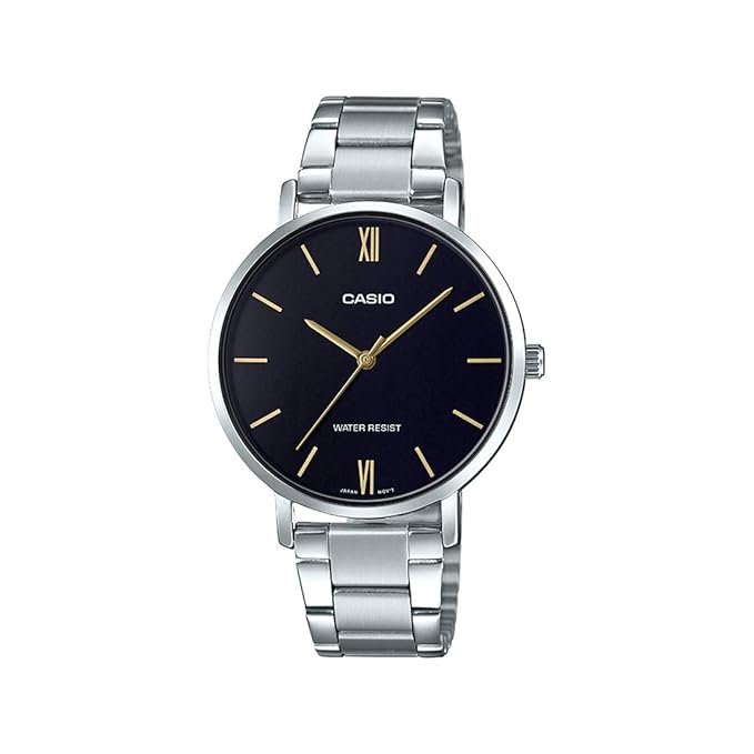 Casio Enticer Analog Black Dial Women's Watch - LTP-VT01D-1BUDF
