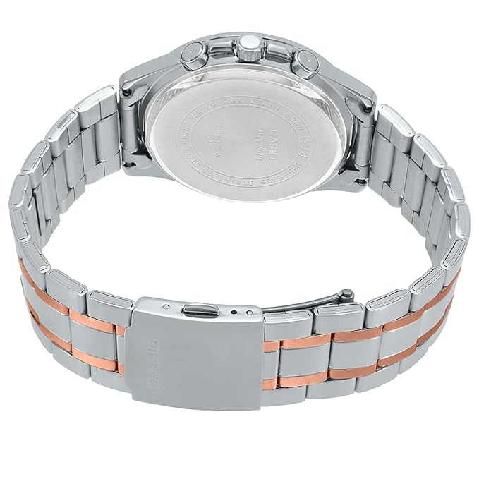 Casio Analog Silver Dial Men's Watch-MTP-E305HRG-7AVIF