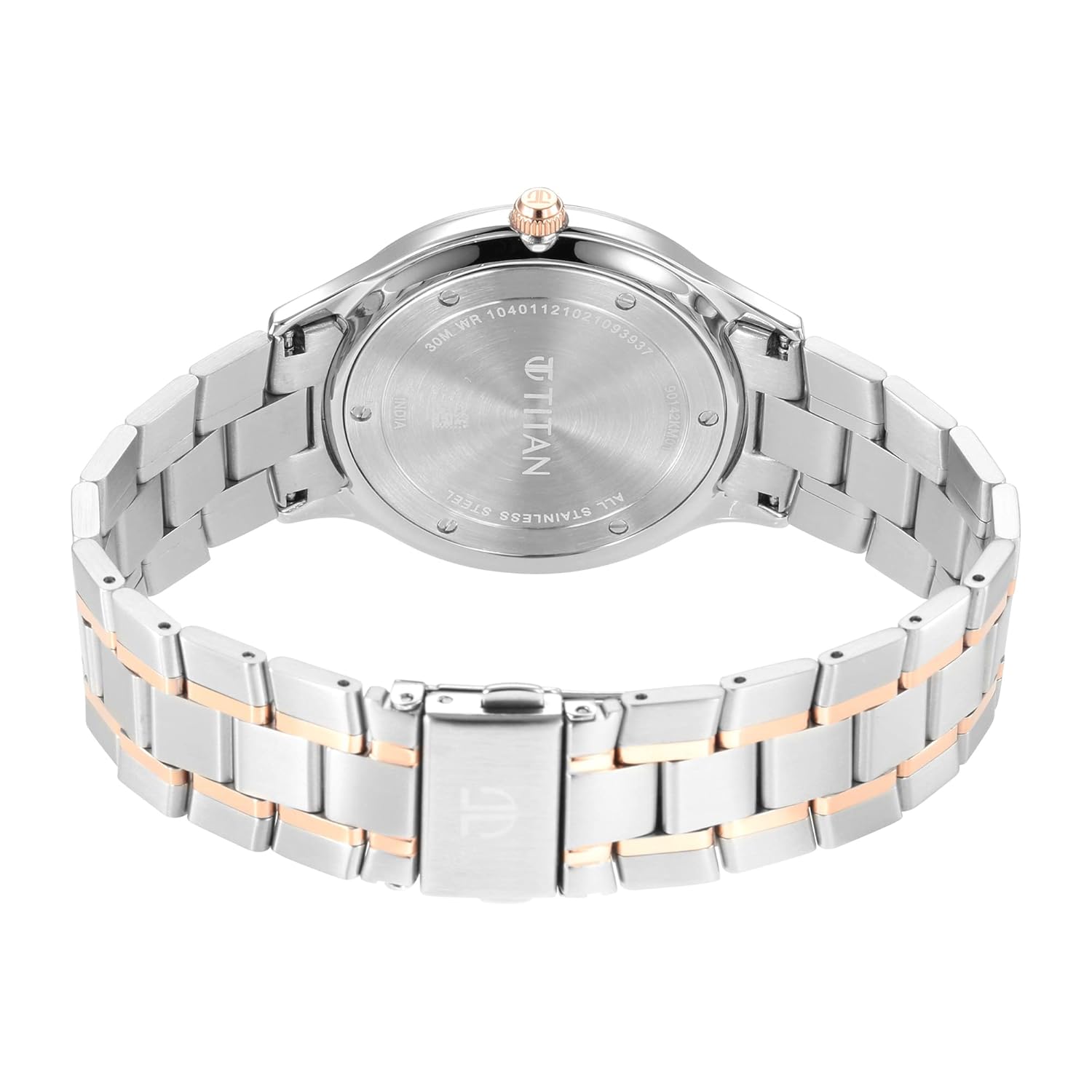 Titan Classique Slimline Silver Dial Analog with Date Stainless Steel Strap watch for Men