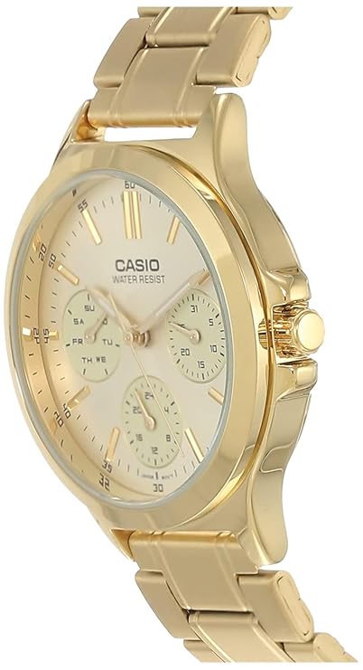 Casio Enticer Ladies Analog Gold Dial Women's LTP-V300G-9AUDF
