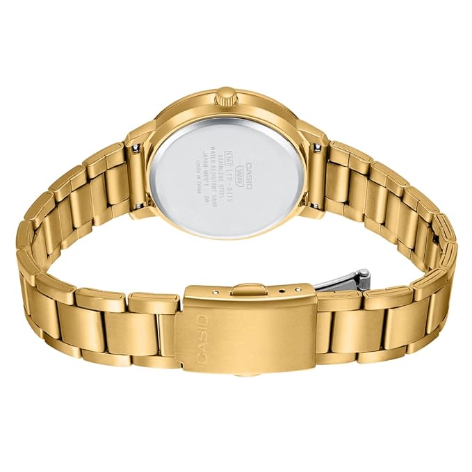 Casio Enticer Ladies Analog Gold Dial Women LTP-B115G-9EVDF