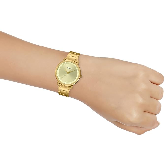 Casio Enticer Ladies Analog Gold Dial Women LTP-B115G-9EVDF