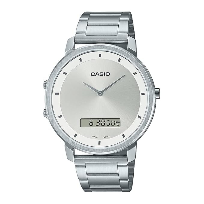 Casio Enticer Men Analog-Digital White Dial Men MTP-B200D-7EDF