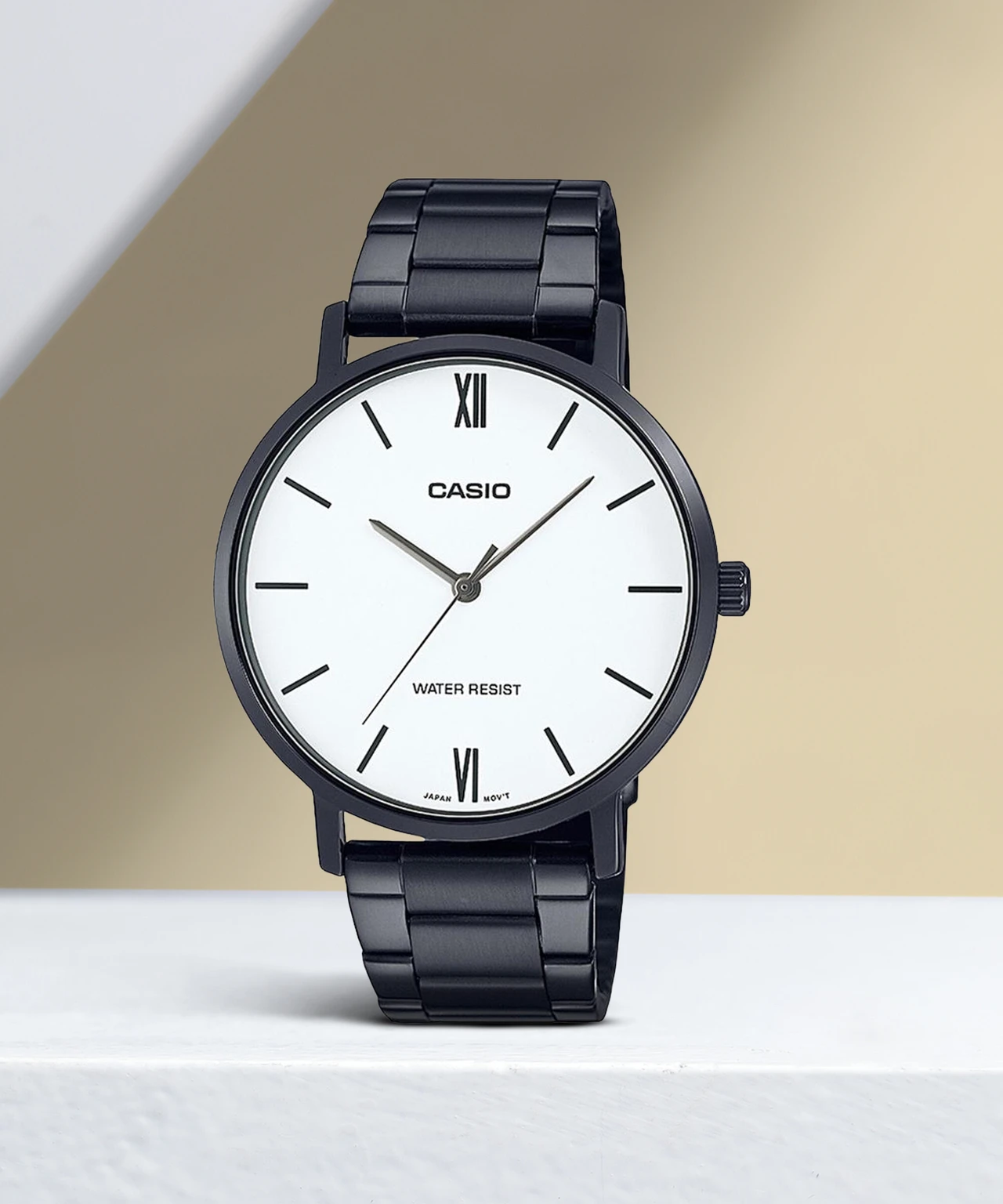 Casio Enticer Men Analog White Dial Men MTP-VT01B-7BUDF