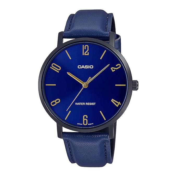 Casio Enticer Men Analog Blue Dial Men MTP-VT01BL-2BUDF