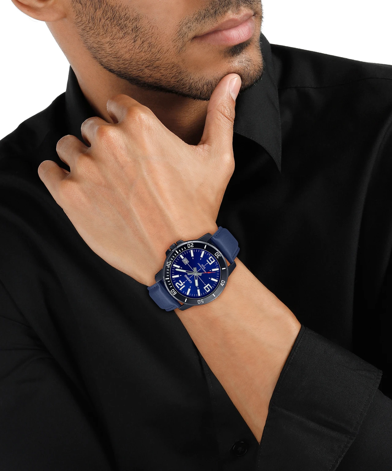 Casio Enticer Men Analog Blue Dial Men MTP-VD01BL-2BVUDF