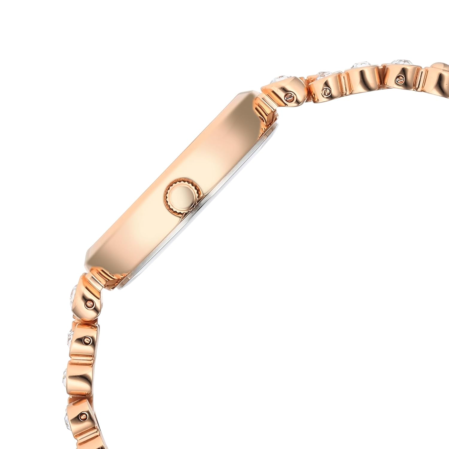 Titan Raga Showstopper Quartz Analog Rose Gold Dial Metal Strap Watch for Women