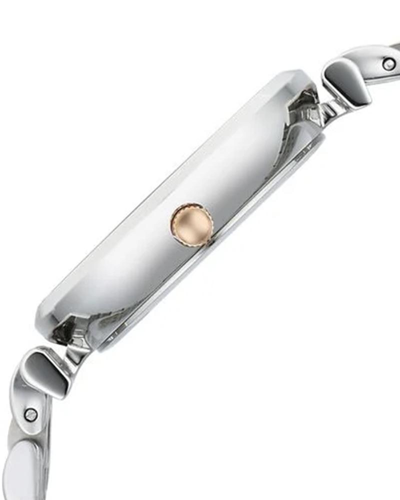 Titan Workmode Quartz Analog Silver Dial Metal Strap watch For Women