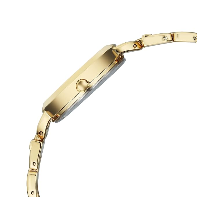 Titan Raga Showstopper Quartz Analog Silver Dial Golden Metal Strap Watch For Women