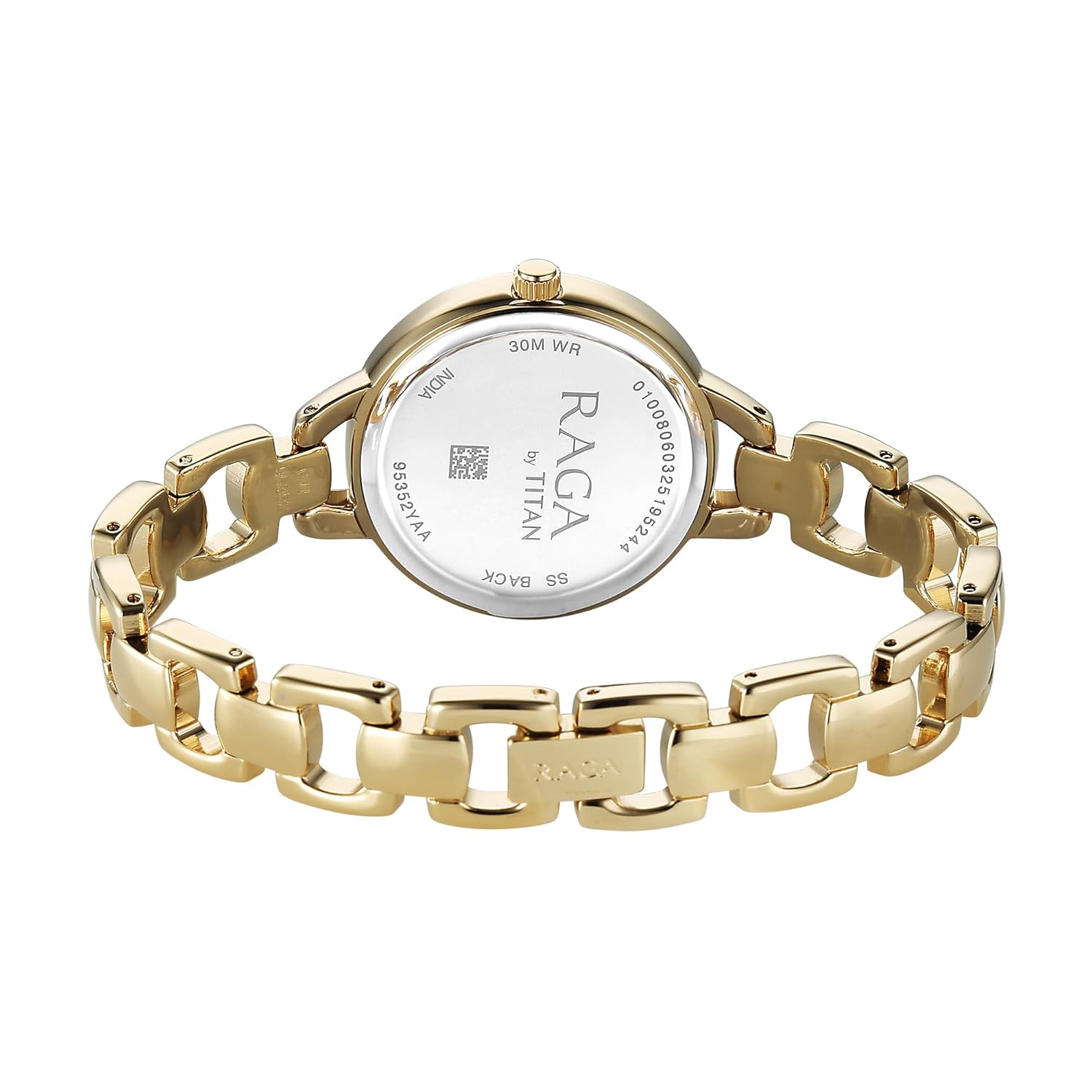 Titan Raga Showstopper Quartz Analog Silver Dial Metal Strap Watch For Women