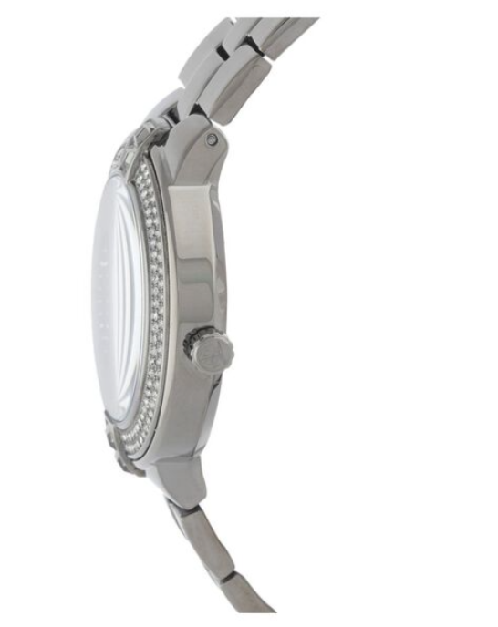Titan Quartz Analog with Day and Date Grey Dial Stainless Steel Strap Watch for Women