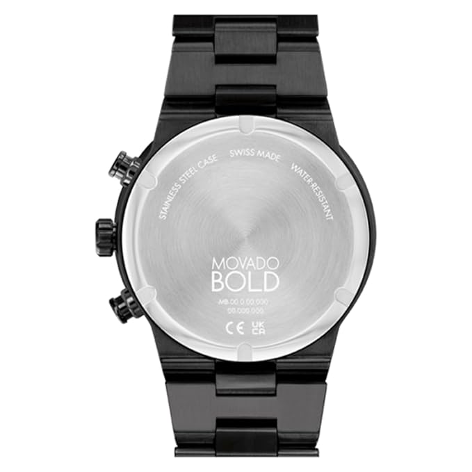 Movado Bold Quartz Black Round Dialen's Watch