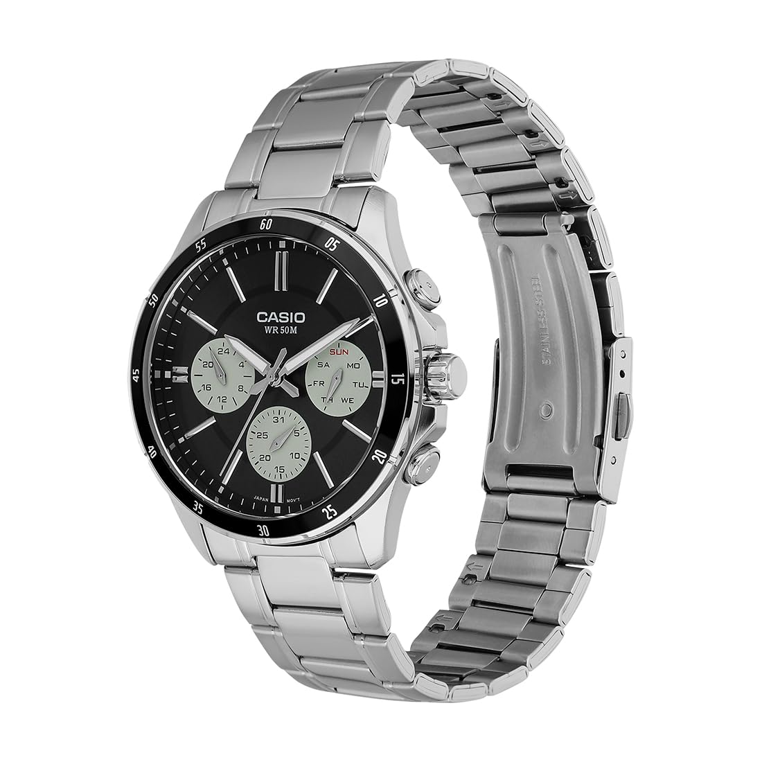 Casio Enticer Men MTP-1374D-1A3VDF Analog Black Dial Men