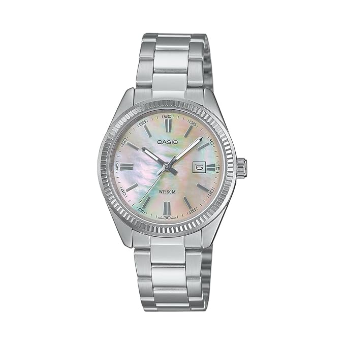 Casio Enticer Ladies LTP-1302DS-4AVDF Analog White Dial Women