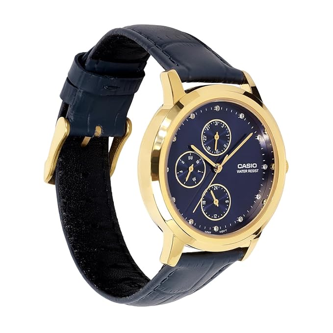 Casio Enticer Ladies LTP-SN6KGL-2A Analog Blue Dial Watch