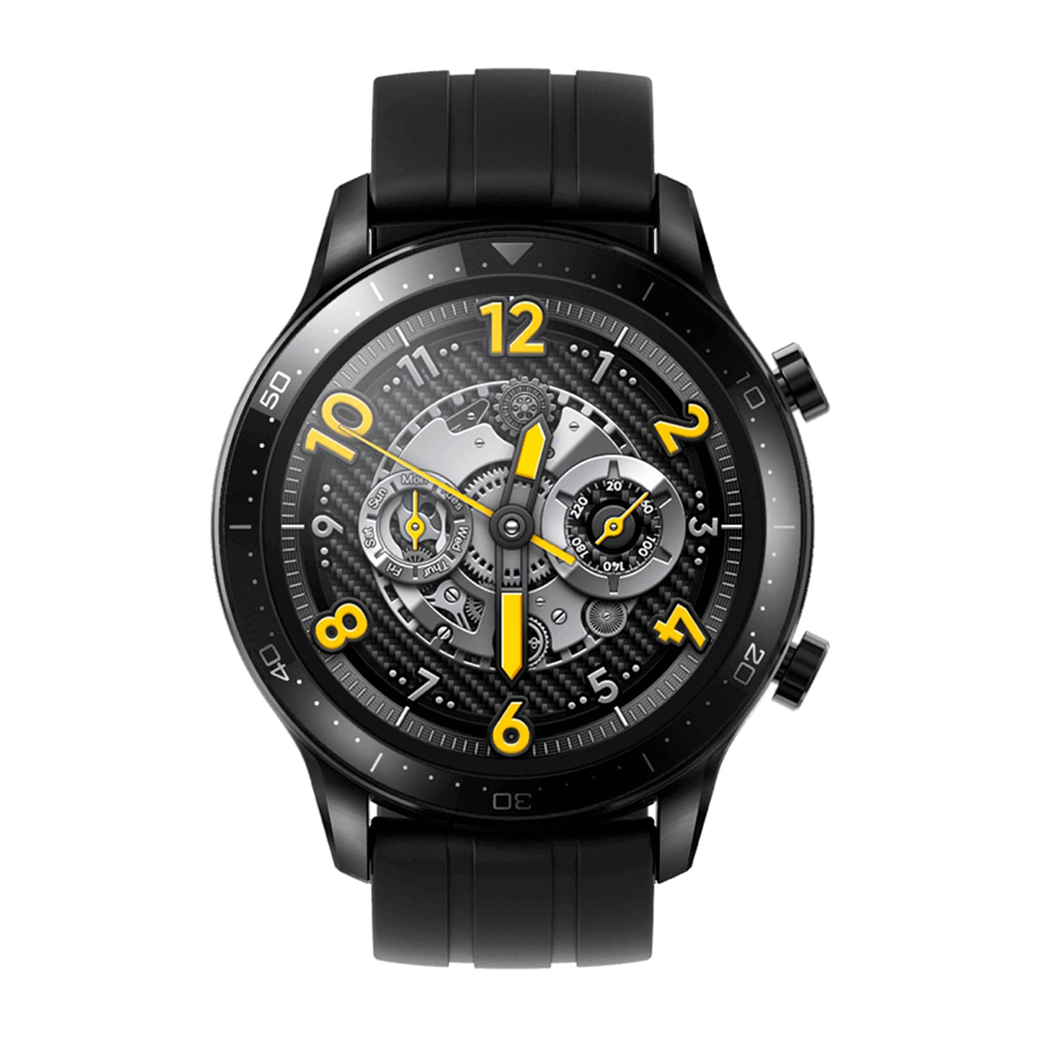 realme Smart Watch S Pro with 3.53 cm (1.39") AMOLED Touchscreen, 14 Days Battery Life, SpO2 & Heart Rate Monitoring, 5ATM Water Resistance