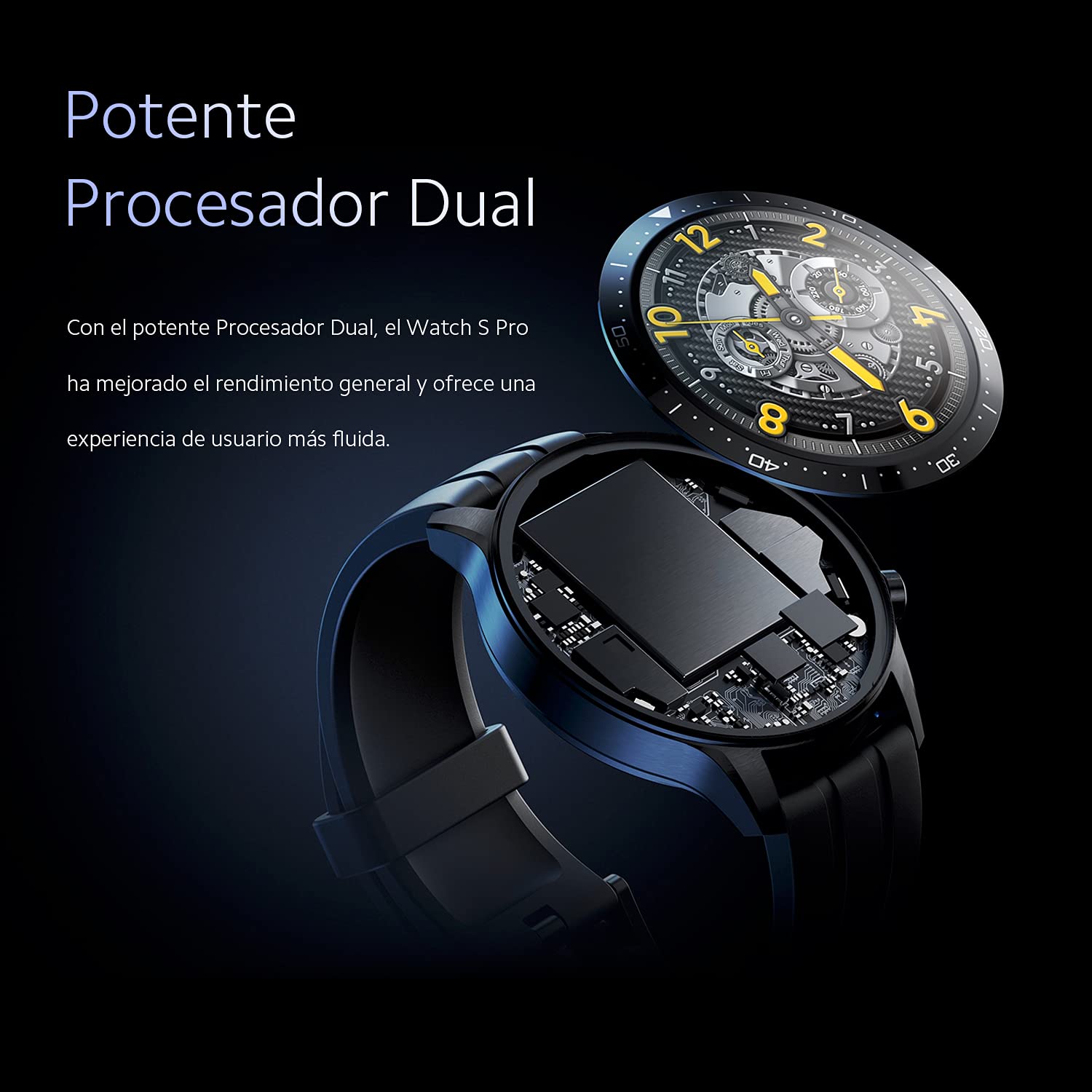 realme Smart Watch S Pro with 3.53 cm (1.39") AMOLED Touchscreen, 14 Days Battery Life, SpO2 & Heart Rate Monitoring, 5ATM Water Resistance