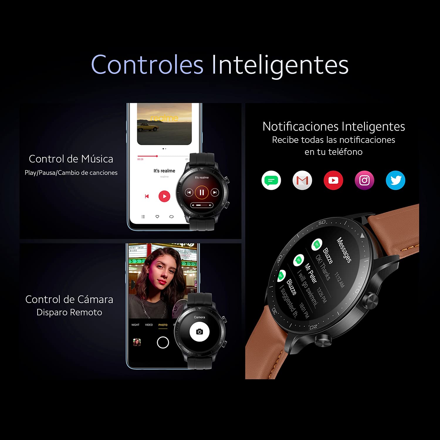 realme Smart Watch S Pro with 3.53 cm (1.39") AMOLED Touchscreen, 14 Days Battery Life, SpO2 & Heart Rate Monitoring, 5ATM Water Resistance