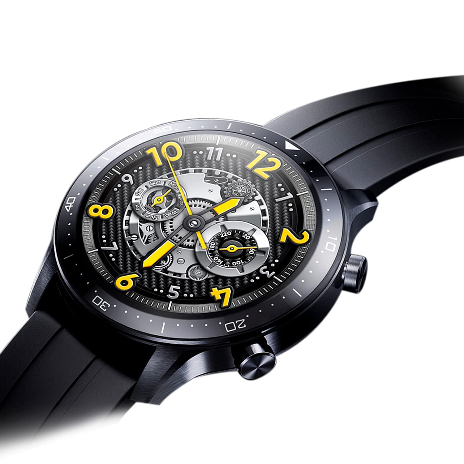 realme Smart Watch S Pro with 3.53 cm (1.39") AMOLED Touchscreen, 14 Days Battery Life, SpO2 & Heart Rate Monitoring, 5ATM Water Resistance