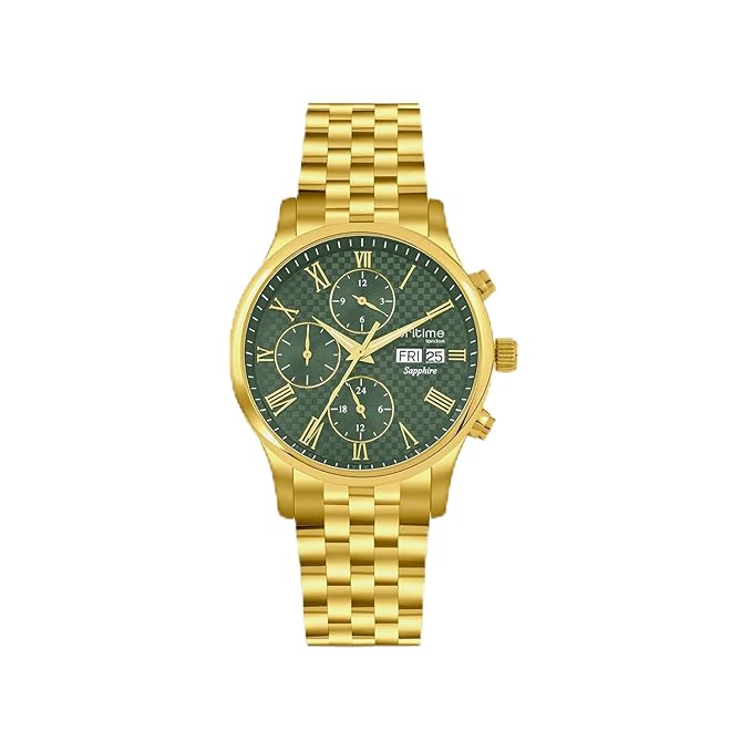 Imperion Men Automatic Green Dial Analog Metal Watch