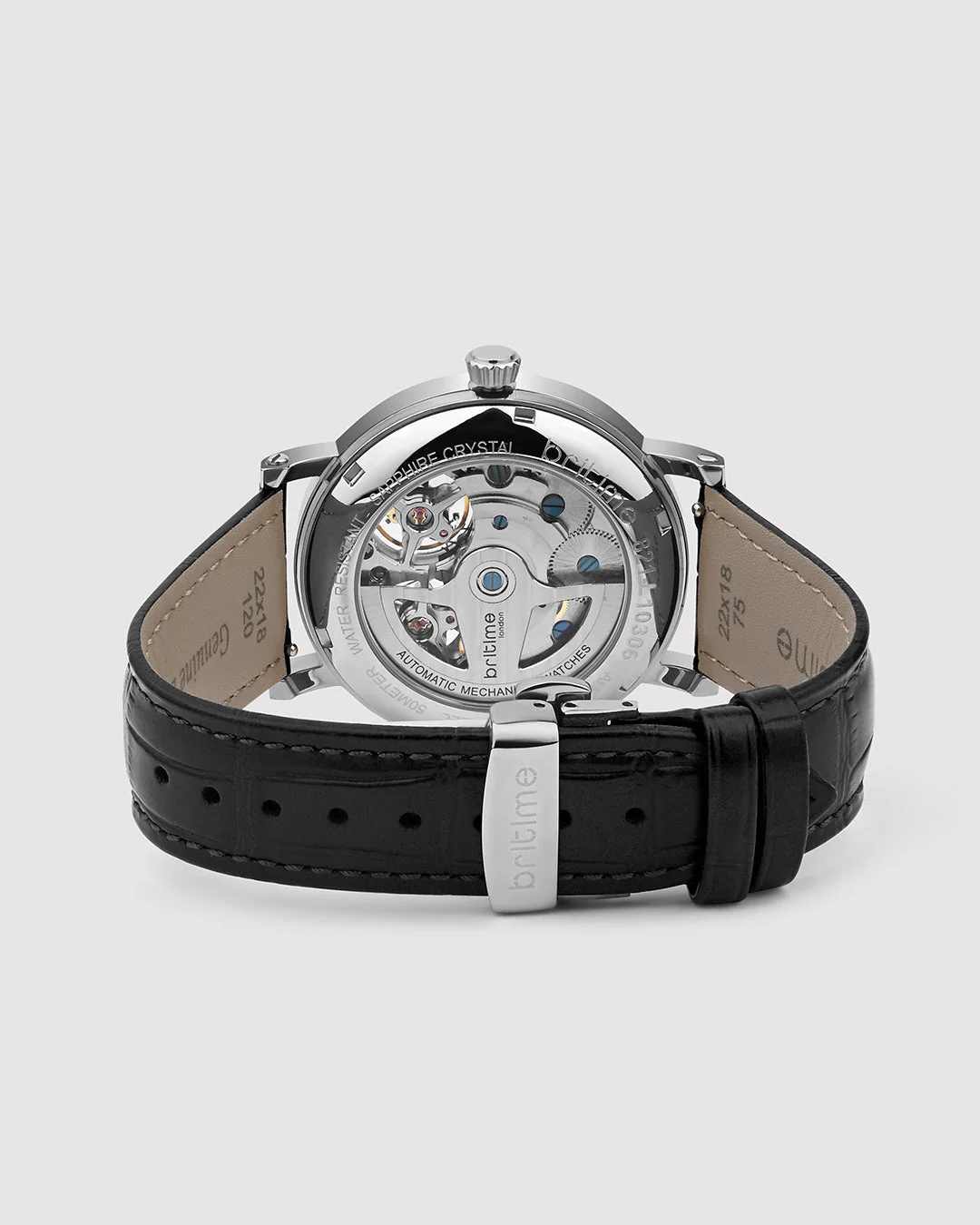 Britime London Lunaris Spiral Men's Watch, White
